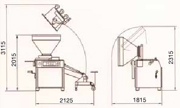 Автоматический вакуумный порционирующий  шприц непрерывного действия | Castellvall-Finova (Испания)
